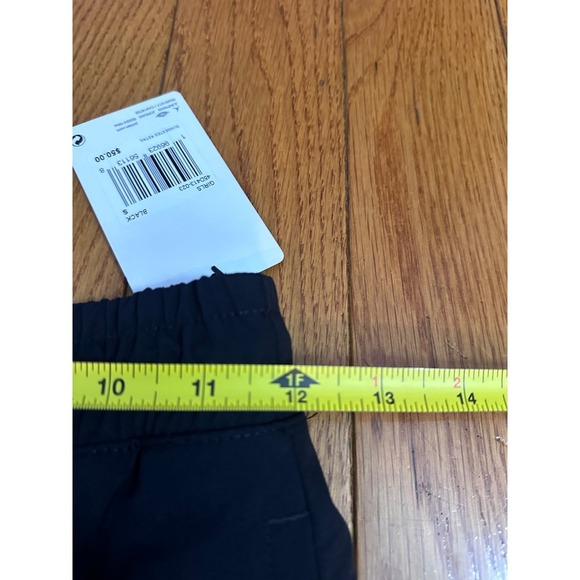 New Jordan Kids Black Cargo Pants Wide Leg Drawstring Waist Jumpman Logo YMD $50 - Picture 12 of 12